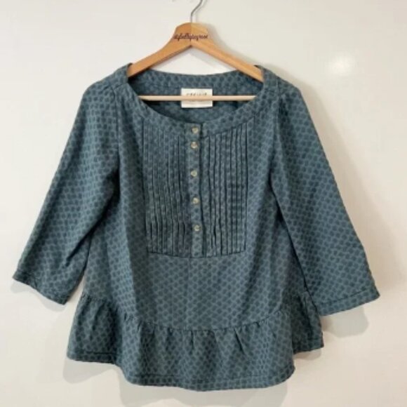 Cecilie Copenhagen Tapestry Peasant Top - Picture 1 of 6